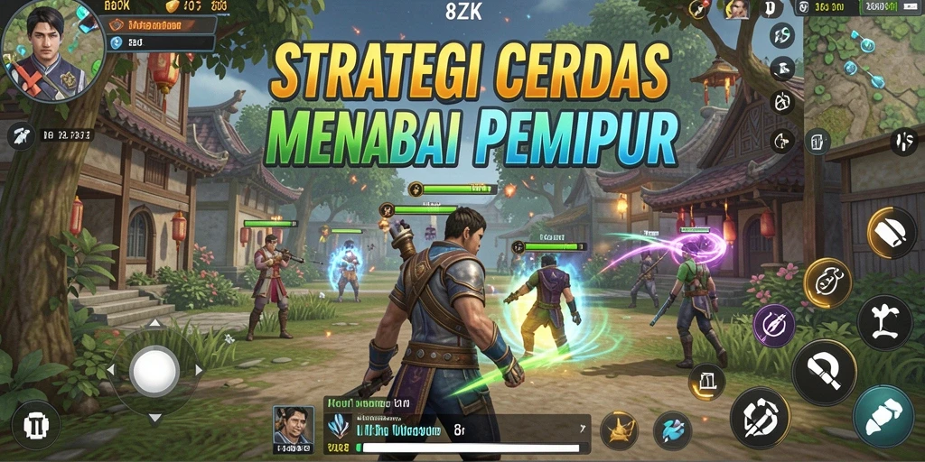 Gameplay menegangkan dalam 8ZK yang penuh strategi.