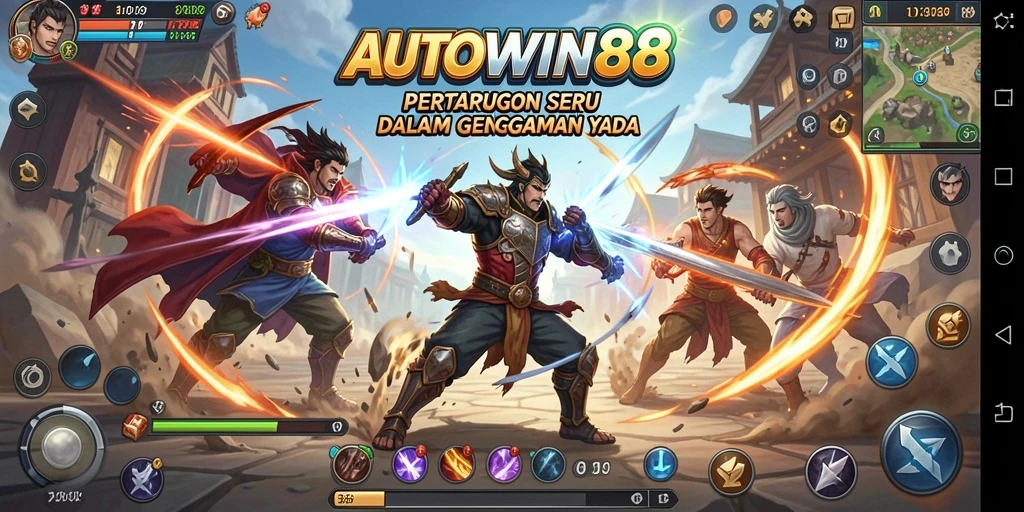 Tampilan gameplay seru dan mendebarkan di AUTOWIN88.