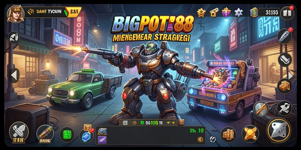 Tangkapan layar gameplay BIGPOT88 yang menampilkan elemen Tycoon.