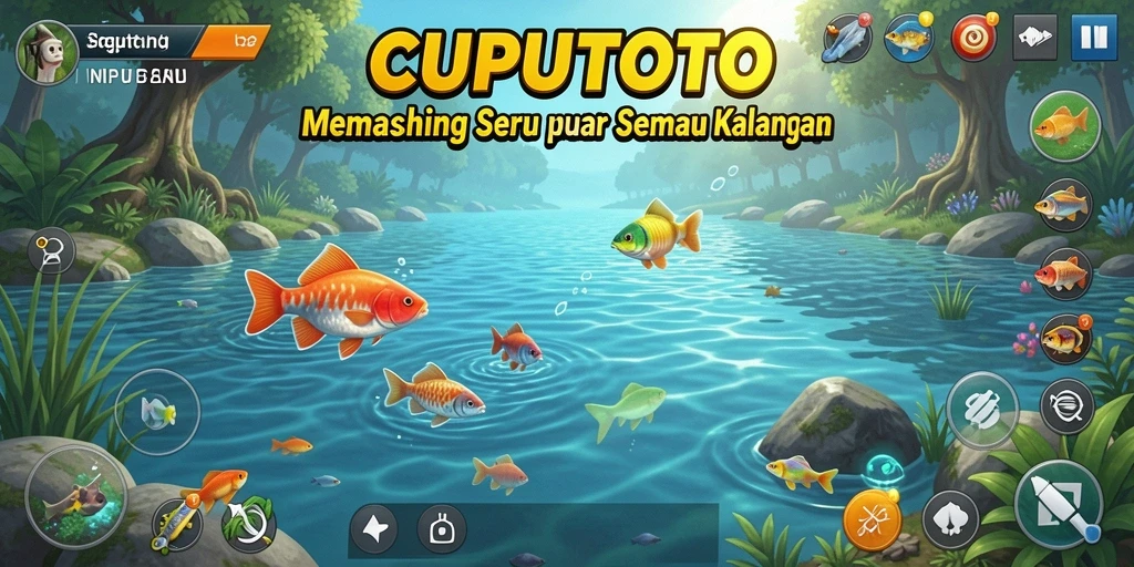 Tangkapan ikan yang menakjubkan dalam gameplay CUPUTOTO.