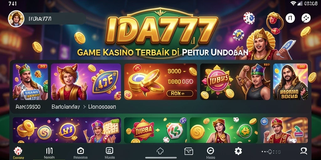 Tampilan gameplay seru dari IDA777 yang memukau.