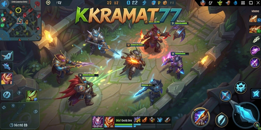 Tampilan screenshot gameplay KRAMAT77 yang menegangkan dan penuh aksi.