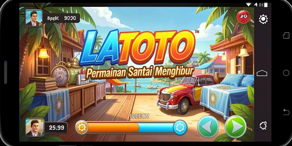 Tampilan gameplay LATOTO yang ceria dan menghibur saat dimainkan.