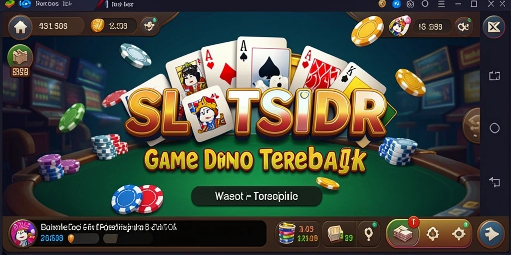 Tampilan menarik dari gameplay Domino SLOTSIDR dengan interaksi pemain.